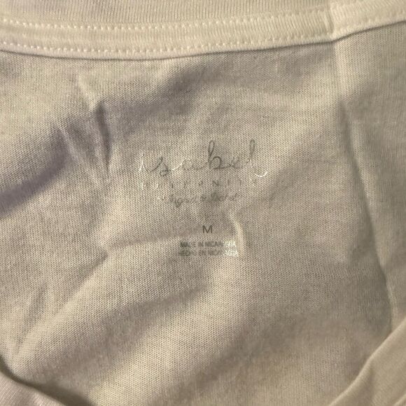 Women's Maternity White V-Neck Top - Picture 3 of 3